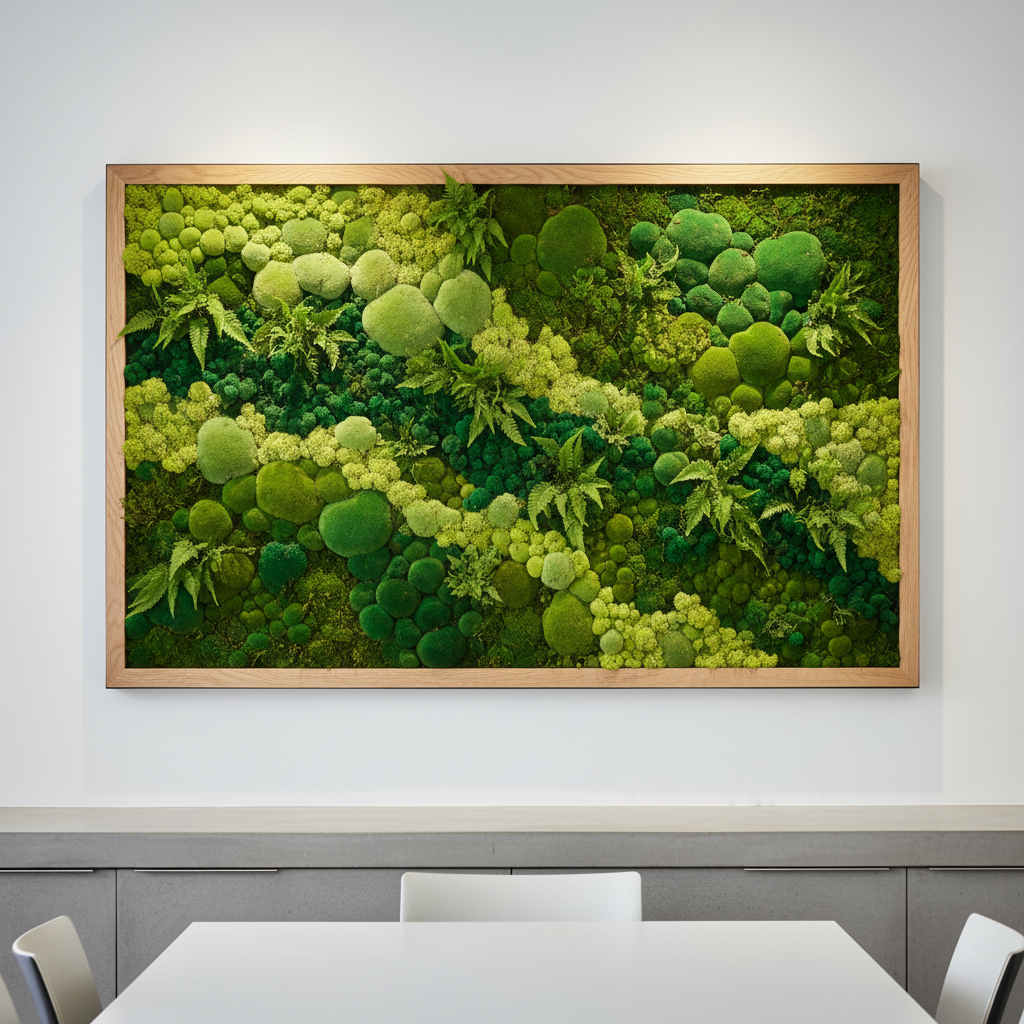 Preserved Moss Wall Panel